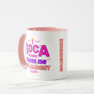 Schattige SOCA-muziek Mok