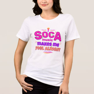 Schattige SOCA-muziek Tri-Blend Shirt