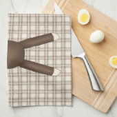 Schattige  Sock Monkey-T - shirts, cadeaus Theedoek (Quarter Fold)