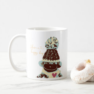 Schattige sokaap koffiemok