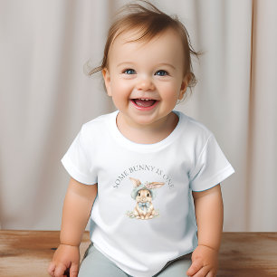 Schattige Some Bunny is een gebogen tekst