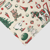 Schattige  speelgoed kerstboom paard tissuepapier (Detail)