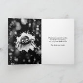 Schattige spinnenweb blij Halloween Kaart (Binnen)