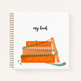 Schattige spiraalvormig Notitieboek | Mijn boek