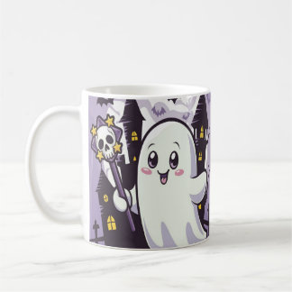 Schattige spookachtig Poster met een speelse twist Koffiemok