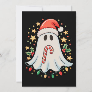 Schattige spooklichten boom taart vrolijk kerstfee kaart