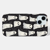 Schattige Spooky Ghost Halloween Pattern Case-Mate iPhone Case (Achterkant (horizontaal))