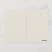 Schattige & Spooky Ghost met Jack-o'-Lanterns Hall Briefkaart (Achterkant)