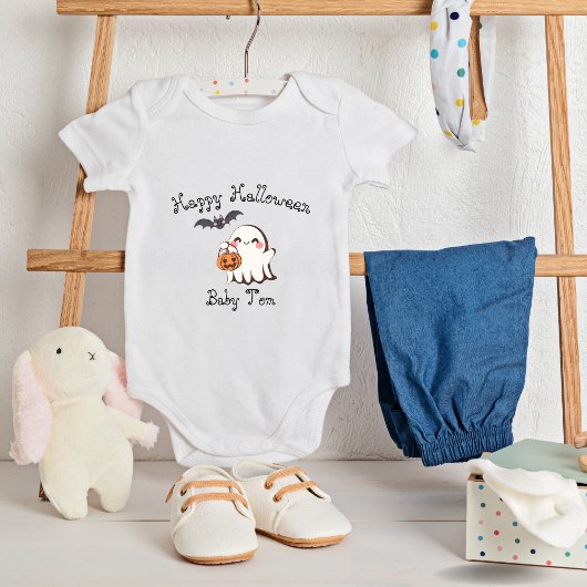 Schattige & Spooky Halloween Baby Bodysuit