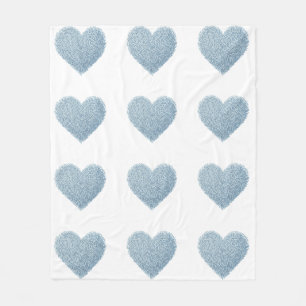 Schattige sprenkelhart Baby-strooi Fleece Deken