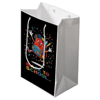 Schattige Springende Schoolrug Zak terug naar scho Medium Cadeauzakje