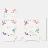 Schattige sprookjesachtige magische draak Baby sho Bedankdoosjes (Ongevouwen)