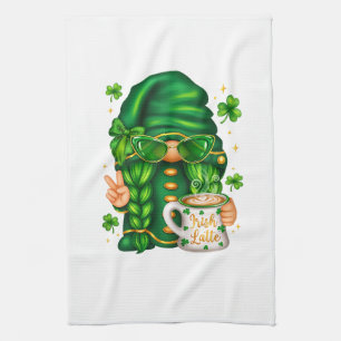 Schattige St. Patrick's Day Kabouter die Koffie Dr Theedoek