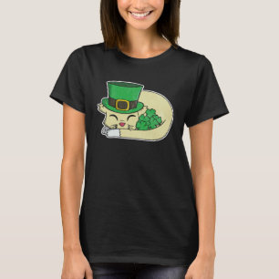Schattige St Pattys Dag Voor Meisjes Kat 1 T-shirt