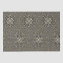 Schattige Star Sage Green en Black Tissue Paper Tissuepapier