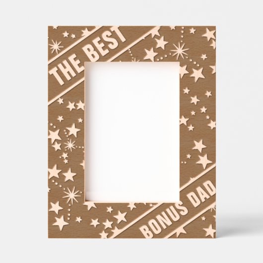 Schattige sterren Cool Leuk Hemels Allerbeste Bonu Gegraveerde Lijstjes (Voorkant)