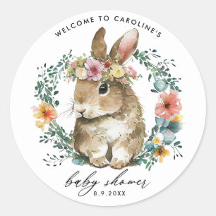 schattige sticker baby shower