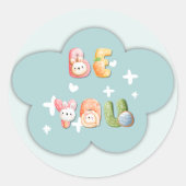 Schattige sticker | Wees jezelf (Voorkant)