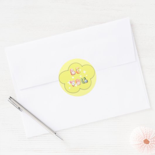 Schattige sticker | Wees jezelf (Envelop)