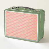 Schattige  stijl cupcake Metal Lunchbox (Achterkant)