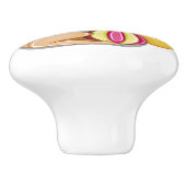 Schattige strand meisje lade knoppen (Zijkant)