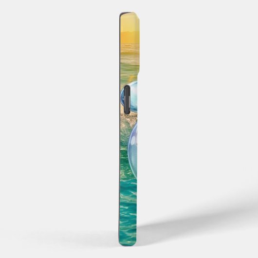 Schattige strand zee schildpad Case-Mate iPhone case (Achterkant / Rechts)