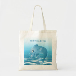 schattige stranddolfijnliefhebbers noemen Canvas t Tote Bag