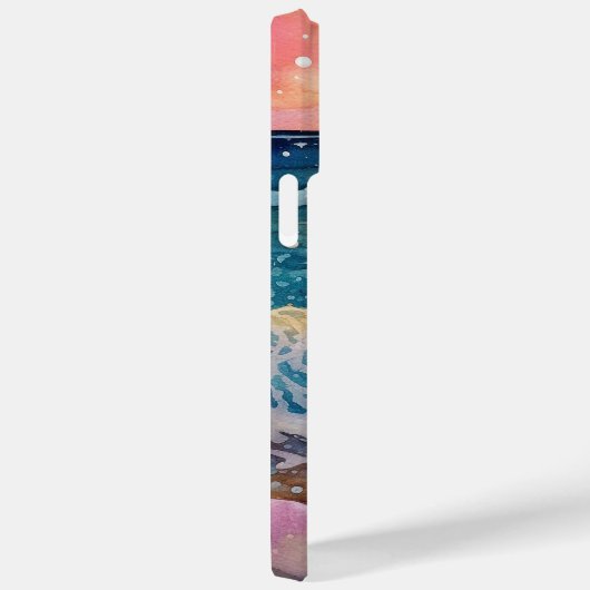 schattige strandzeeliefhebbers Case-Mate iPhone case (Achterkant / Rechts)