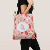 Schattige Strawberry Pattern Tas (Dichtbij)