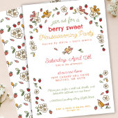 Schattige Strawberry Theme Nieuw Home Housewarming Kaart