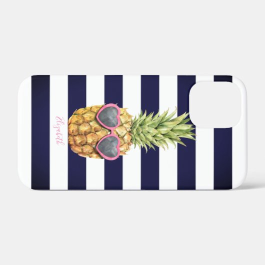 Schattige stripper-ananas Case-Mate iPhone case (Achterkant (horizontaal))
