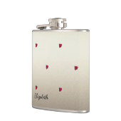 Schattige stut, luibugs, lumier-persoonlijk heupfles (Links)