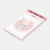 Schattige Sugar Skull Food Notes (Schuin)