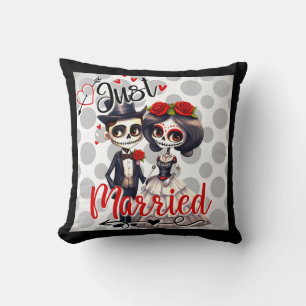 Schattige Sugar Skull Sierkussen