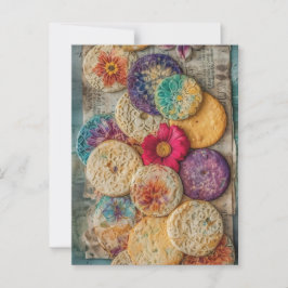 Schattige suiker koekjes briefkaart