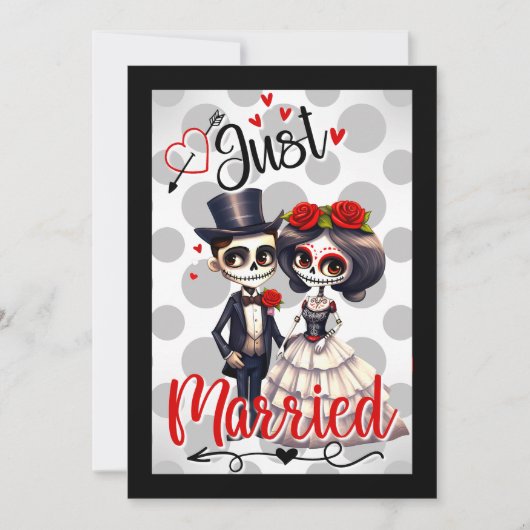 Schattige Suiker Schedel Bedankkaart (Voorkant)