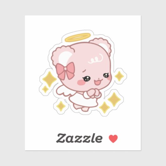 Schattige suikerbolletjes sticker (Vel)