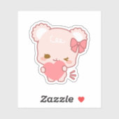 Schattige suikerbolletjes sticker (Vel)