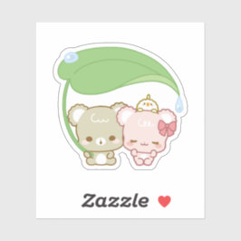 Schattige suikerbolletjes sticker