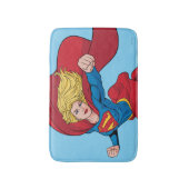 Schattige Supergirl Stance Badmat (Voorkant Verticaal)