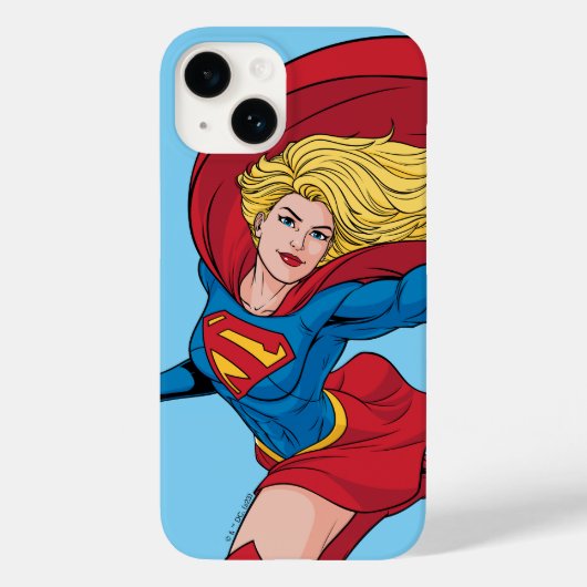 Schattige Supergirl Stance Case-Mate iPhone Case (Achterkant)