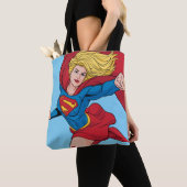 Schattige Supergirl Stance Draagtas (Dichtbij)