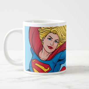 Schattige Supergirl Stance Extra Grote Beker