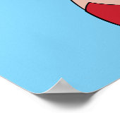 Schattige Supergirl Stance Poster (Hoek)