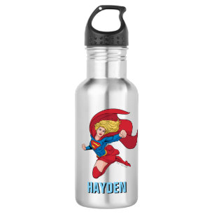 Schattige Supergirl Stance Waterfles