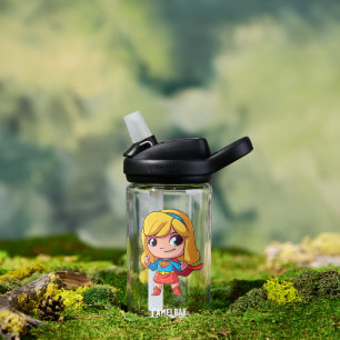 Schattige Supergirl Stance Waterfles