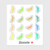 Schattige surfen watersport sticker (Vel)