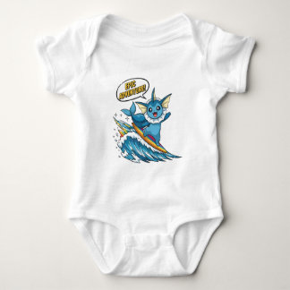 Schattige Surfende Vaporeon - Eevee Evolutie Water Romper