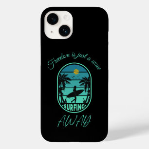 Schattige surftelefoonhoesje Case-Mate iPhone 14 hoesje