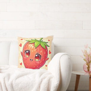 Schattige Sweet Strawberry Bliss Kussen